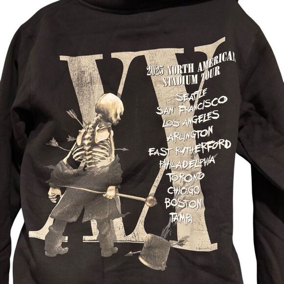 MCR My Chemical Romance 2025 North American Tour Pepe Hoodie Men’s Medium - Picture 3 of 5